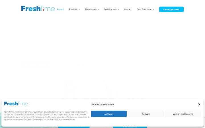 Screenshot of freshtime.fr