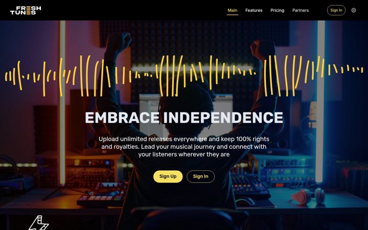 Screenshot di freshtunes.com