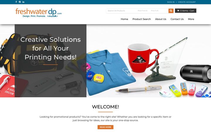 Screenshot of freshwaterdp.com