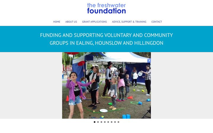 Screenshot of freshwaterfoundation.org.uk
