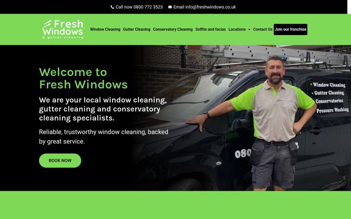 Screenshot of freshwindows.co.uk