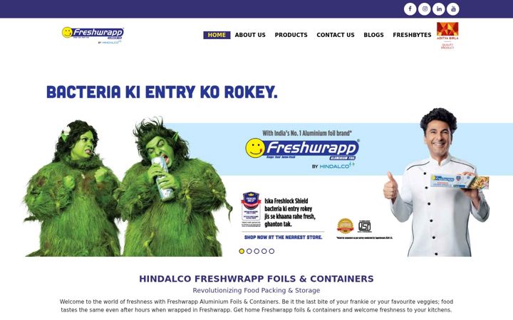 Screenshot of freshwrapp.com