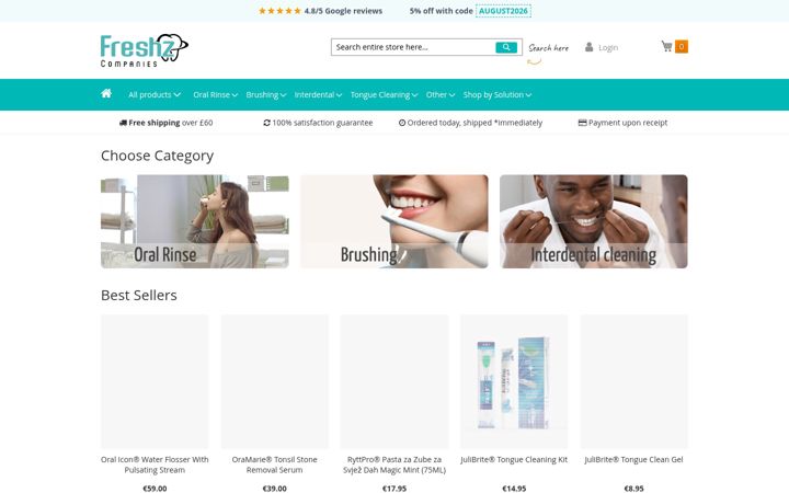 Screenshot of freshz.scot