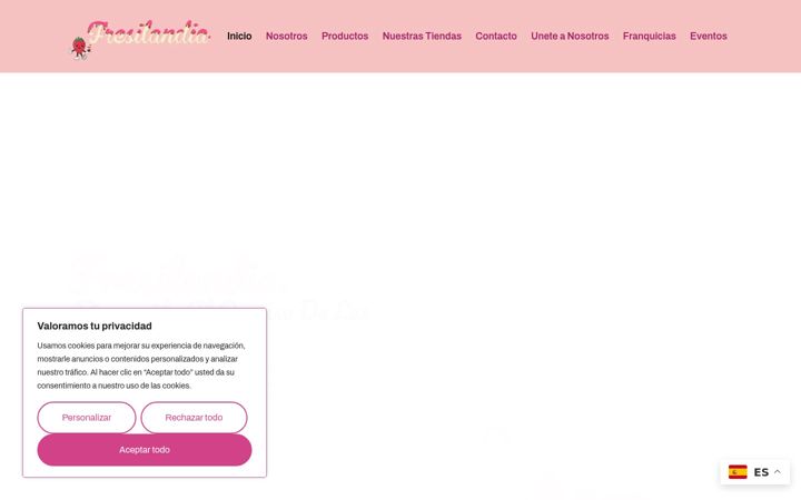 Screenshot of fresilandia.es