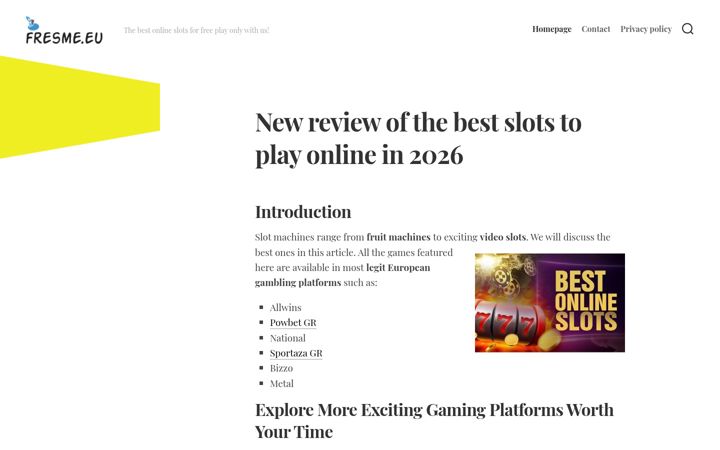 Screenshot of fresme.eu