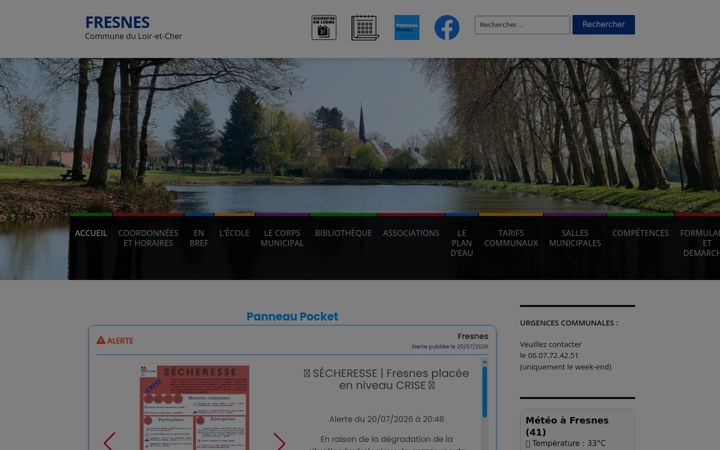 Screenshot of fresnes41.fr
