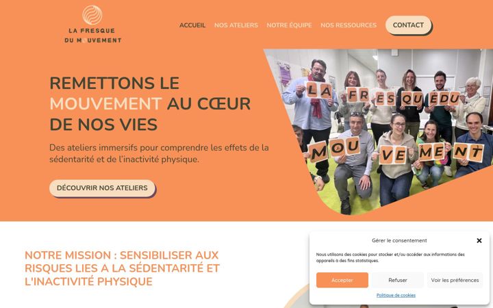 Screenshot of fresquedumouvement.org