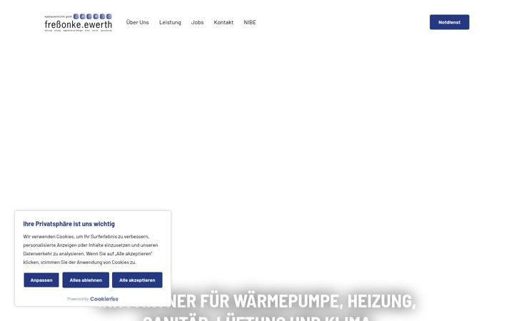 Skærmbillede af fressonke-ewerth.de