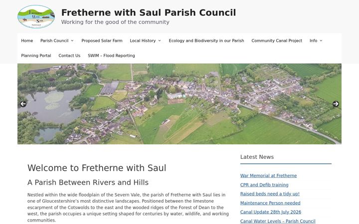 Screenshot of frethernewithsaul-pc.gov.uk