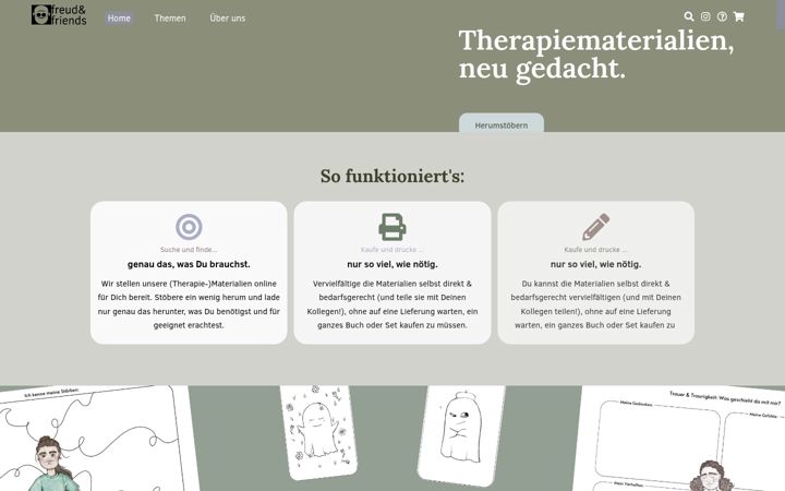 Screenshot of freudandfriends.com