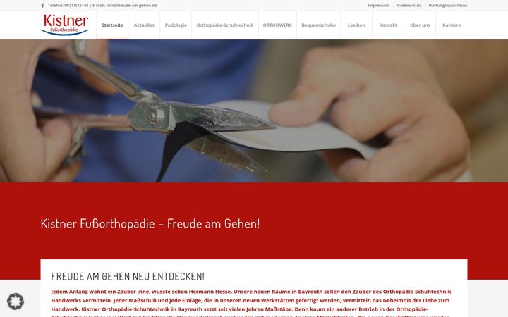 Screenshot of freude-am-gehen.de