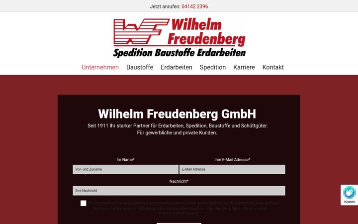 Screenshot of freudenberg-spedition-baustoffe.de