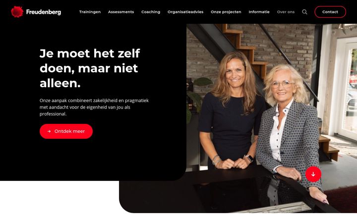 Posnetek zaslona freudenberg.nl
