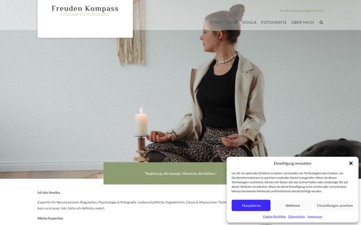 Posnetek zaslona freudenkompass.de