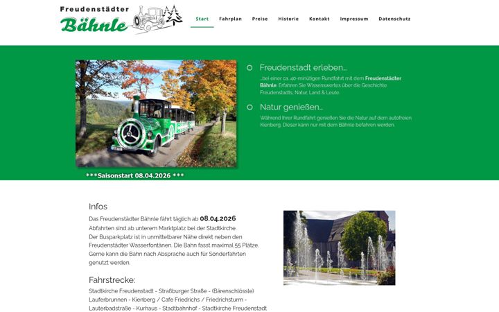 Screenshot of freudenstaedter-baehnle.de