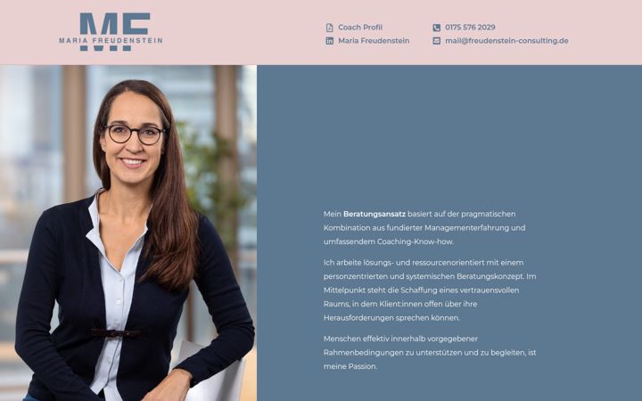 Screenshot of freudenstein-consulting.de