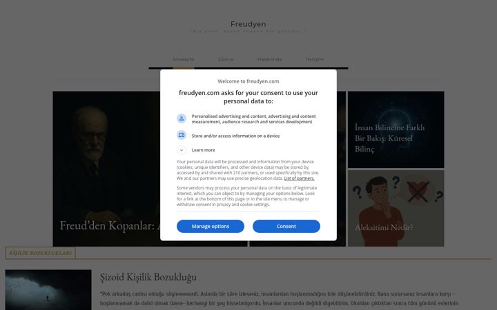 Screenshot of freudyen.com