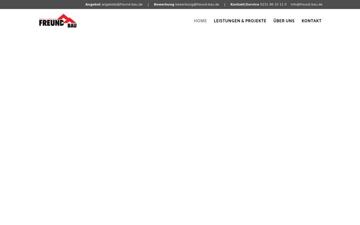 Screenshot of freund-bau.de