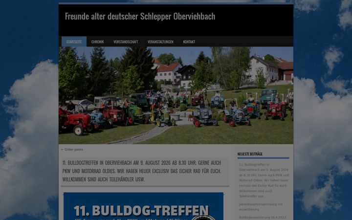 Skærmbillede af freunde-alter-deutscher-schlepper-oberviehbach.de