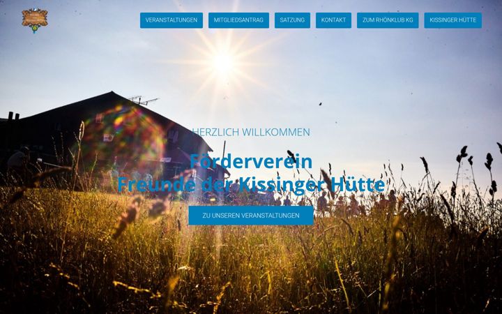 Screenshot of freunde-der-kissinger-huette.de