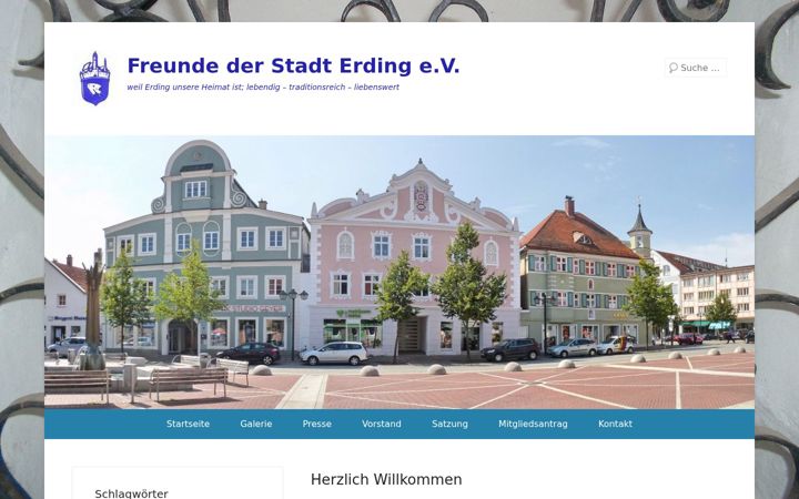 Screenshot of freunde-der-stadt-erding.de
