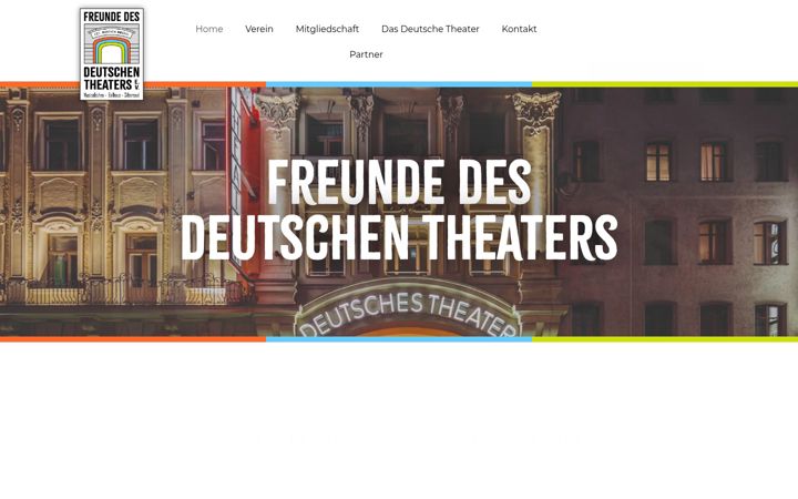 Screenshot of freunde-deutsches-theater.de