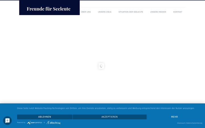 Skærmbillede af freunde-fuer-seeleute.de