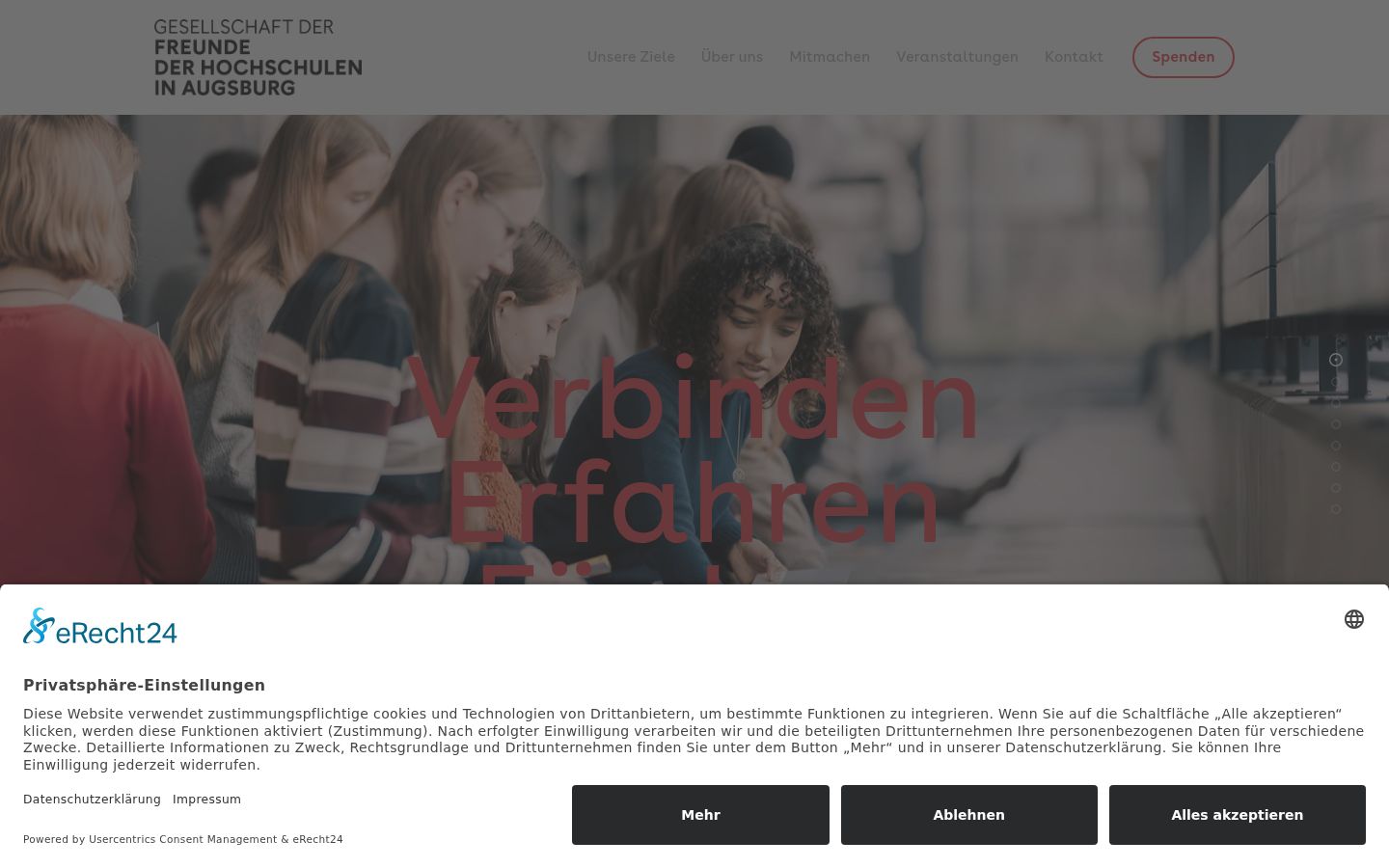 Screenshot tal-banner tal-kunsens muri qabel kwalunkwe interazzjoni