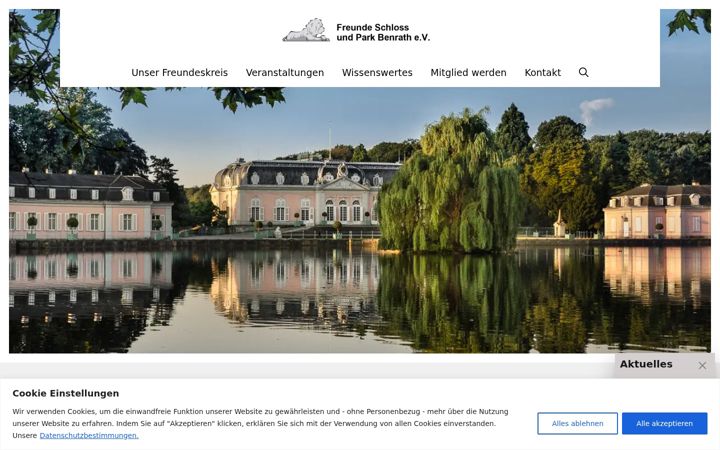 Screenshot von freunde-schloss-benrath.de