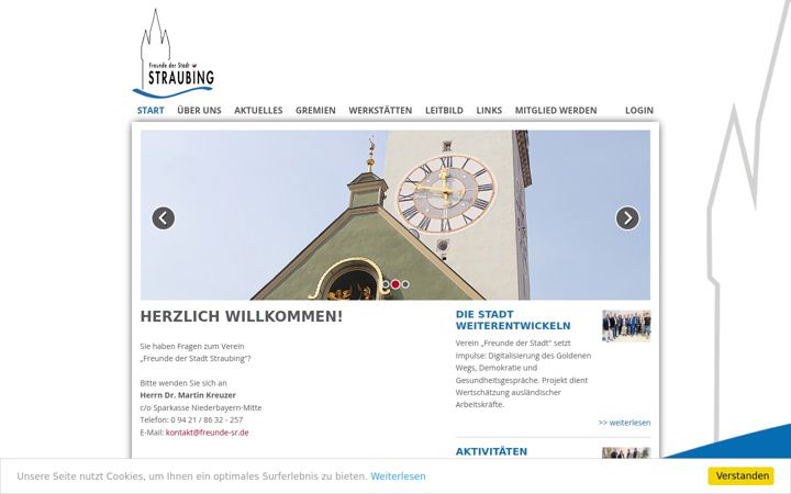 Screenshot von freunde-sr.de