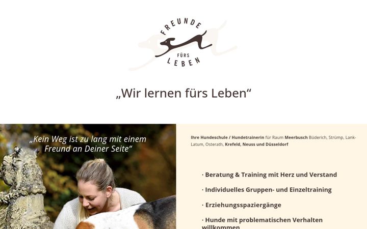 Screenshot of freundefuersleben.com
