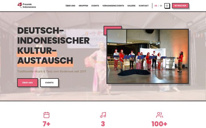 Screenshot of freundeindonesiens.de