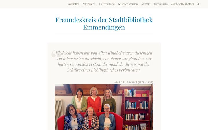 Screenshot of freundeskreis-der-stadtbibliothek-emmendingen.de
