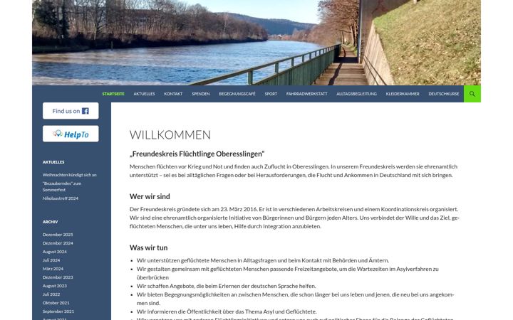 Screenshot of freundeskreis-fluechtlinge-oberesslingen.de