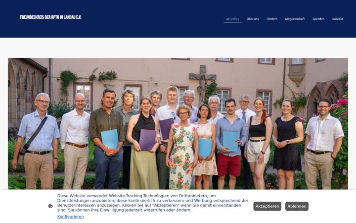 Screenshot of freundeskreis-rptu-landau.de