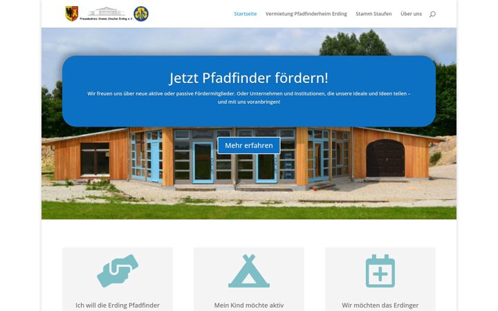 Posnetek zaslona freundeskreisstammstaufen.de