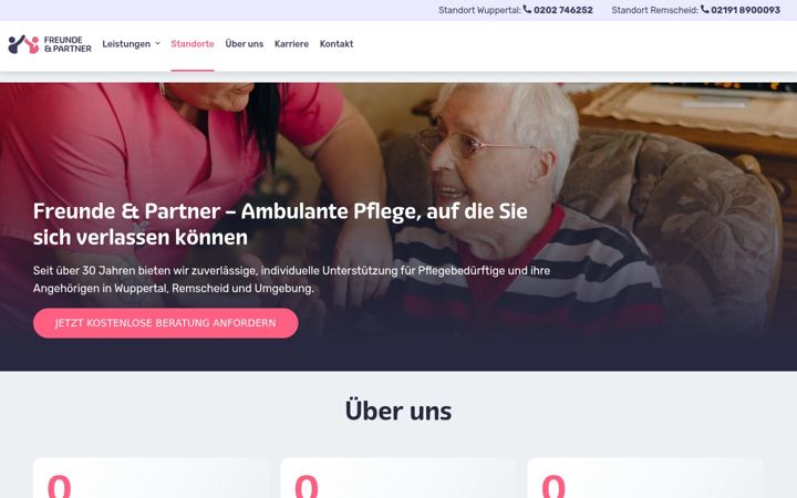 Képernyőkép: freundeundpartner.de