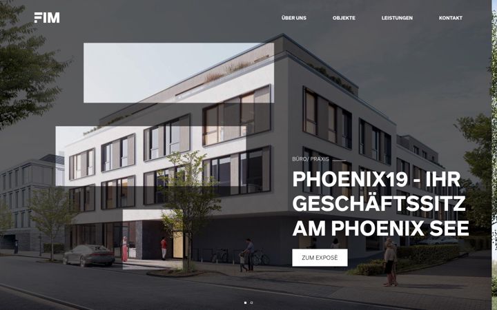 Posnetek zaslona freundlieb-immobilien.de
