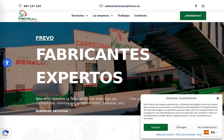Screenshot of frevo.es