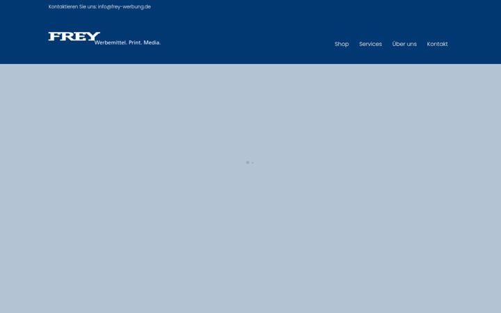 Screenshot of frey-werbung.de