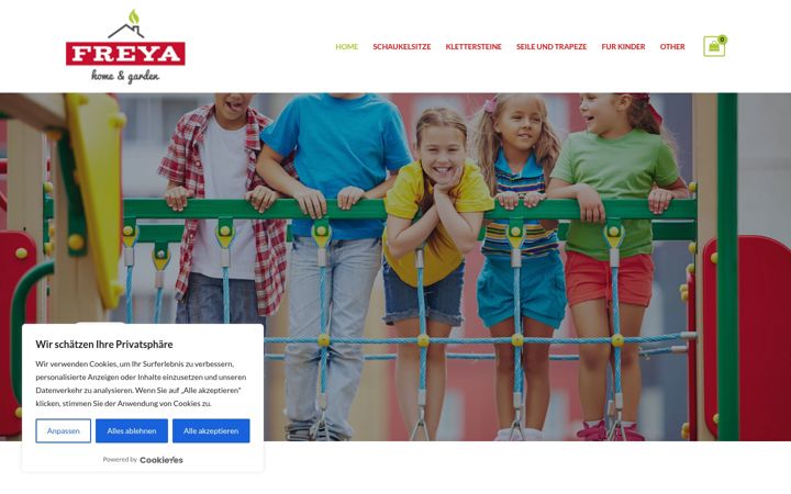 Posnetek zaslona freyashopping.de