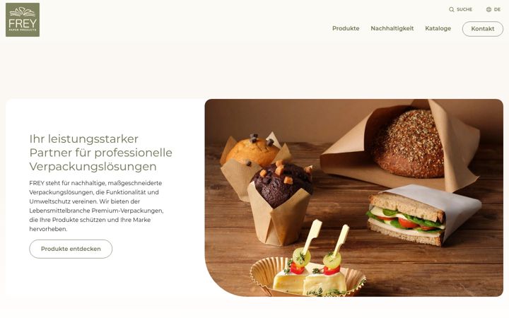 Screenshot of freypaper.de