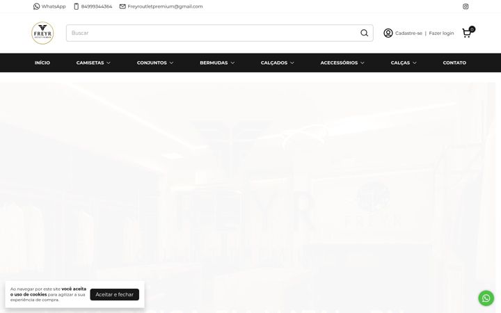 Captura de ecrã de freyroutlet.com.br