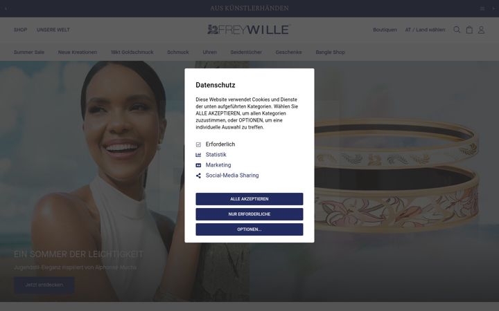 Screenshot of freywille.com