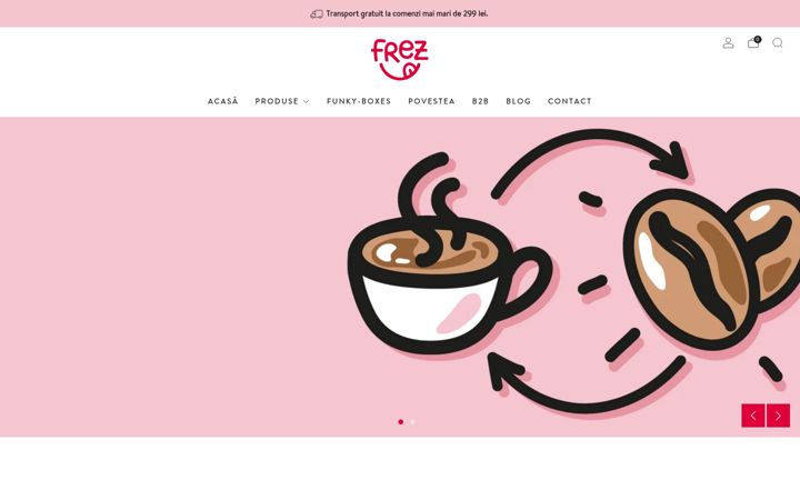 Screenshot of frez.ro