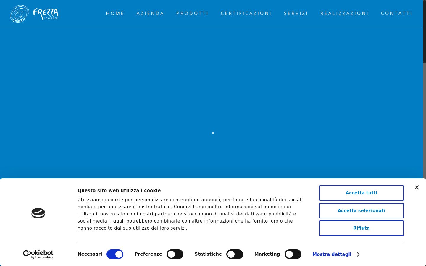 Screenshot του banner συγκατάθεσης που εμφανίστηκε πριν από οποιαδήποτε αλληλεπίδραση