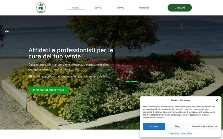Screenshot of frgiardinaggio.it