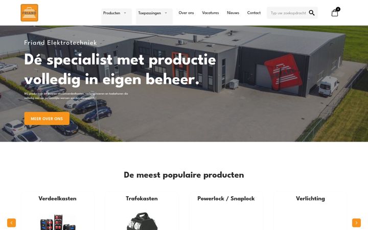 Screenshot of friand.com