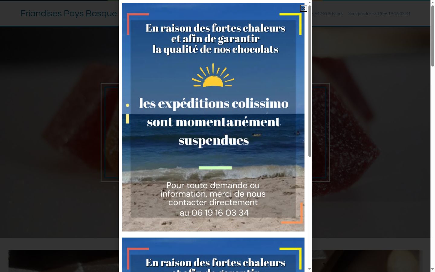 Screenshot tal-banner tal-kunsens muri qabel kwalunkwe interazzjoni