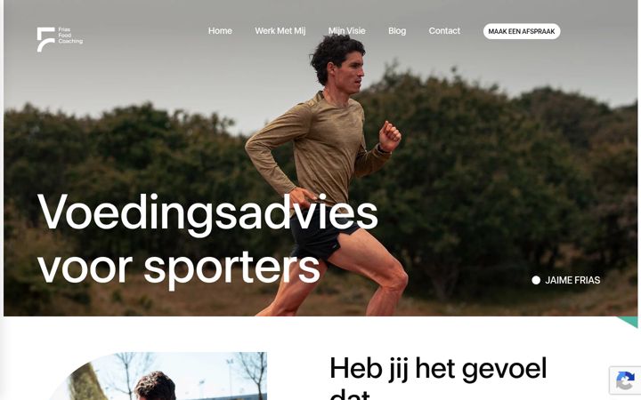 Screenshot of friasfoodcoaching.nl